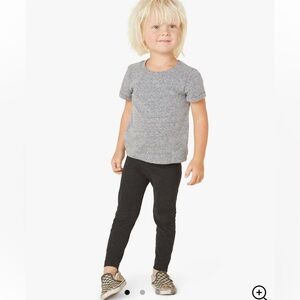 Beyond Yoga Kids Leggings in Charcoal Gray